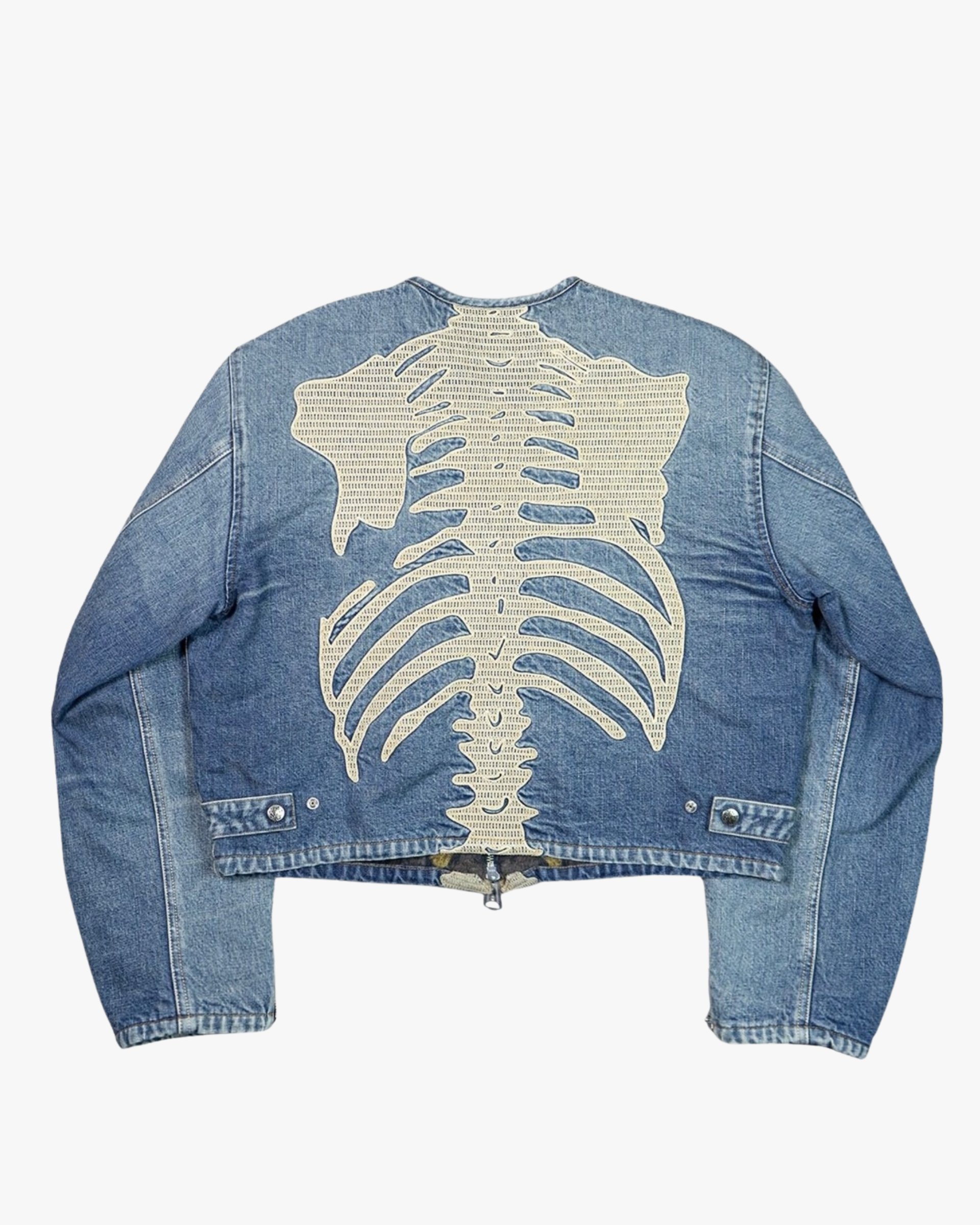 Rider Skeleton Denim Jacket