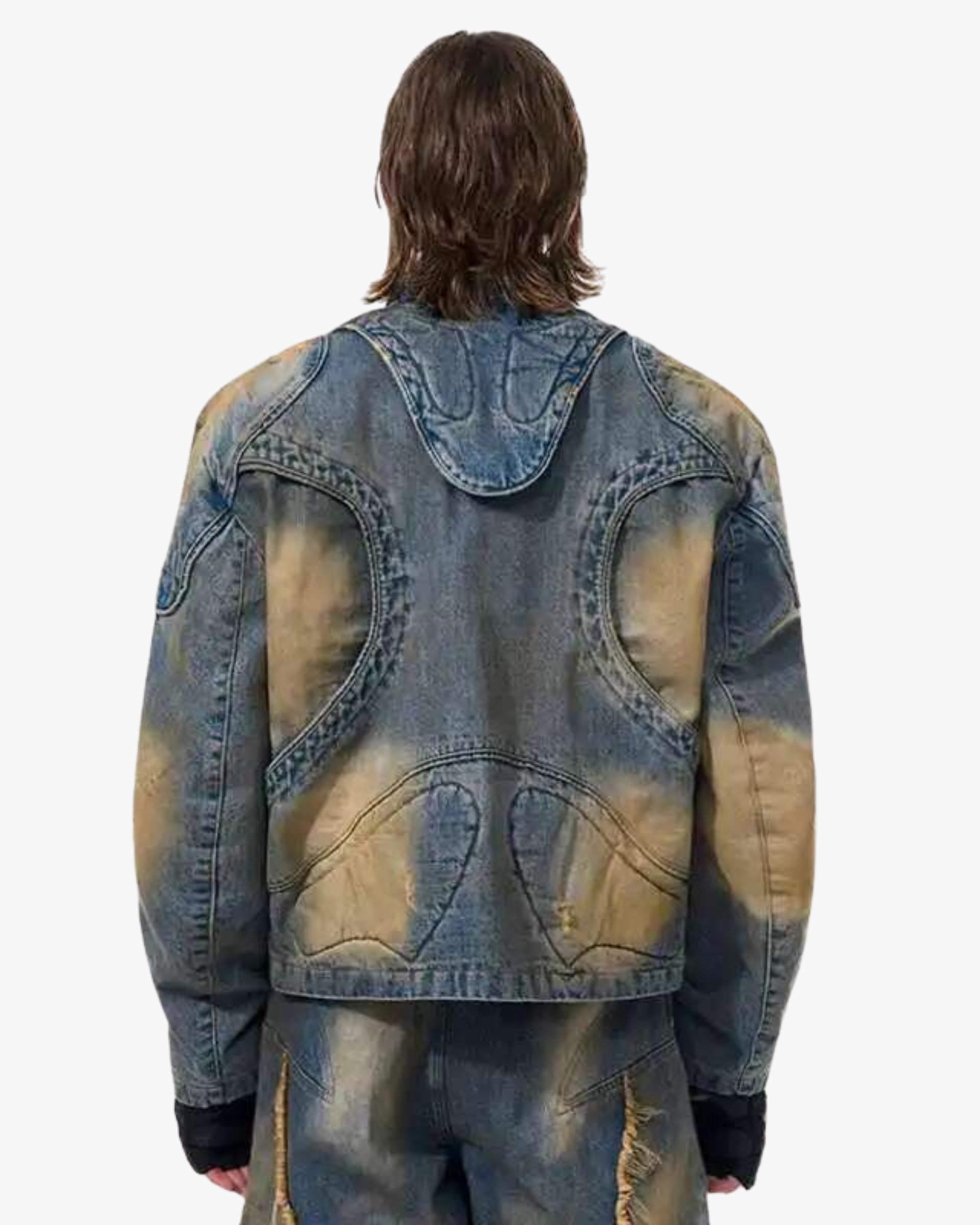 Rider Flame Denim Jacket